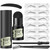 Bertree Eyebrow Stamp Stencil Kit, Eyebrow Stencils With 6pc Brow Stencils And Shaping Kit Reusable (dark Gray)