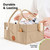 Keababies Baby Diaper Caddy Organizer (taupe)
