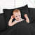 3 Piece Toddler Bed Sheet Set - Silky Soft Solid Microfiber Crib Sheets, Hypoallergenic, Cool & Breathable - Includes Fitted Sheet 28"x52", Flat Sheet 45"x60" And 14”x19” Pillowcase - Black