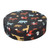 Kids Baby Harness Dining Feeding High Chair Seat Cushion Portable - Black, 38x8cm