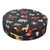 Kids Baby Harness Dining Feeding High Chair Seat Cushion Portable - Black, 38x8cm