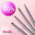 Eyeliner Brush Set Pencil Liquid - Gel Liner Winged Makeup Brushes Small Angle Firm Angled Bristles Wing Kit Black Stamp Pen Stencils Thin Flat Stencil Perfect Definer Sharpener Cat Eye Waterproof