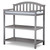 Baby Crib And Changing Table 2 Piece Set In Gray