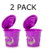 Reusable Keurig Coffee Filter, Refillable K Cup Pod - 2 Capsules