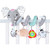 Hanging Bed Toys Lovely Baby Bed Cradle Plush Doll For Infants
