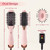 Blibly Hair Dryer Brush, Blow Dryer Brush, Anti-frizz Hair Brush Blow Dryer, Negative Ion Hot Air Brush Styler And Dryer With Ceramic Coating, Blow Dry Brush For Straightening, Drying, Curling, Pink
