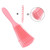 Qweryboo Hair Detangling Brush Set, Massage Shampoo Hair Brush And Anti-static Hairdressing Comb, Easy Detangler Hairbrush For Women, Kids Wet/dry Hair, Pink(pink)