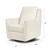 Davinci Nova Pillowback Swivel Glider In Cotton Weave