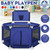 Baby Playpen, Indoor & Outdoor Kids Activity Center With Anti-slip Base, Sturdy Safety Play Yard With Breathable Mesh,kid's Fence For Infants Toddlers