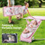 Bsyang Baby Bouncer For Infants, Baby Bouncer With 3-point Harness, Infant To Toddler Rocker Bouncer For Babies With Removable Toys Bar & Hanging Toys In Pink | 0-6 Months