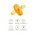 Natursutten Rounded Pacifiers - 2 Pack - 0-6 Months