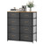 Yintatech Dresser For Bedroom, Tall Dresser With 8 Drawers, Storage Tower With Fabric Bins, Chest Of Drawers For Closet & Living Room - Sturdy Steel Frame, Wooden Top (dark Grey)