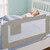 69in Crib Bed Rails For Toddlers Folding Safety Bed Guard Adjustable Bedside, New Upgraded Extra Long Bed Guardrail For Kids Great Fit For Double, Full-size,gray,69"×31.5" (1 Pcs)