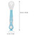 Hemoton Baby Spoons Fork Elbow Eating Training Spoons Fork Baby Tableware For Girl Boy (fresh Green, With Storage Box）