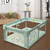 Extra Large Kid Baby Playpen Baby Playard With Breathable Mesh,play Game Fence For Indoors Outdoors Home,green(mat Balls Not Included)