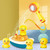 Hanmun Baby Bath Toys For Toddler - Sprinklers Shower Head Water Spray Bathtub Toy, Sprayer Electric Duck Floating Boat Water Toys Playsets For Infants Baby Girls And Boys