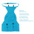 High Chair Harness Portable Easy Seat, Baby To Sit Blue