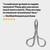 Revlon Perfect Tweeze Slant Tip Tweezer With Easy Scissor Handle, Eyebrow And Ingrown Hair Removal Makeup Tool, 1 Count