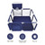 Kids Baby Ball Pit, Portable Indoor Outdoor Baby Playpen Toddlers Children Safety Play Yard Fun Activities Popular Toys-blue