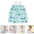 Nicexmas Waterproof Baby Diaper Training Skirt High Waist Baby Training Nappy (sea, L)