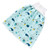 Nicexmas Waterproof Baby Diaper Training Skirt High Waist Baby Training Nappy (sea, L)