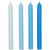 Great Value Blue Ombre Birthday Candles, 16-count