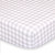 The Peanutshell Gray Microfiber Sheet Set, Crib Bed, (2 Pieces)