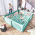 Baby Playpen,large Comomy Playard,71x59"/79x63"/71x79" Play Game Fence For Infant Kids,green