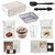 Diy Baking Kit - Chocolate Chip Cookie Mix & Moist Chocolate Cake Mix, Chocolate Icing, Baking Set & Baking Utensils Ideal For Adults, Teens, & Kids Baking