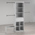 Little Seeds Grow With Me Grey Adjustable Kids’ Closet Organizer System