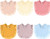 Baby Muslin Bandana Drool Bibs For Boys Girls Adjustable Baby Bibs Set 6pcs For Teething And Drooling Multi-use Scarf Bibs