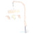 Lambs & Ivy Confetti Pink/gold/white Bunny Musical Baby Crib Mobile