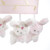 Lambs & Ivy Confetti Pink/gold/white Bunny Musical Baby Crib Mobile