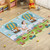 Foldable Baby Playmats,extra Large Non Toxic Waterproof Foam Baby Crawling Mat, Indoor Outdoor Use,baby Tummy Time Mat,foam Play Mat(71" X 39" /79" X 59"random Delivery )