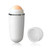 1111fourone Plastic Face Oil Absorbing Roller Stone Reusable Handheld Remover Indoor Outdoor Office Dating Skin Care Facial Washing Tools White