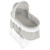Dream On Me Lacy, Portable 2-in-1 Bassinet And Cradle In Light Grey