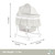 Dream On Me Lacy, Portable 2-in-1 Bassinet And Cradle In Light Grey