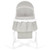 Dream On Me Lacy, Portable 2-in-1 Bassinet And Cradle In Light Grey