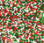 Sweetgourmet Jingle Mix | Red Green White Christmas Nonpareils | 2 Pounds