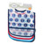 Luvable Friends Baby Boy Waterproof Peva Bibs 4pk, Nautical, One Size