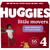 Huggies Little Movers Baby Diapers, Size 4, 66 Ct