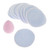 10 Pack Reusable Washable Exfoliating Makeup Remover Cotton Round Pads Blue