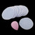 10 Pack Reusable Washable Exfoliating Makeup Remover Cotton Round Pads Blue