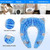 Peroptimist Travel Portable Folding Potty Training Toilet Seat Cover, Non Slip Silicone Pads Suitable For Babies Toddlers And Kids