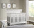 Oxford Baby Langston 4-in-1 Convertible Crib, Weathered White