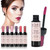Aliver Wine Lipstick 6 Colors Wine Lip Tint Matte Long Lasting Lip Glossset