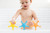 Ubbi Starfish Stretch And Suction Bath Toys, Set Of 3 Dishwasher Safe Baby And Toddler Toys