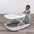 Baby Trend Smart Steps Dine N’ Play 3-in-1 Feeding Walker - Hexagon Dots - Multi-color