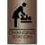 Changing Station Women Sign-copper / Black (4 Units)