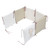 12pcs Baby Bed Protector Crib Bumper Pads Baby Bed Bumper In The Crib Cot Bumper Safety Cotton Blend